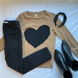heart sweater - size xs